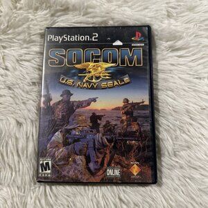 Socom Playstation 2 US Navy Seals Game rated M tested working